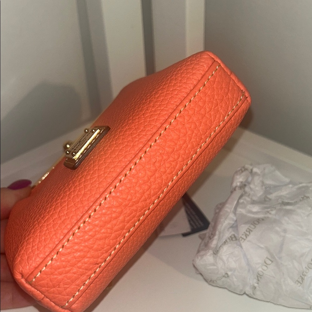 Dooney & Bourke Vibrant Orange Clutch - Picture 4 of 5